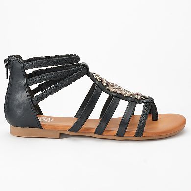 SO® Guppy Women's Gladiator Sandals