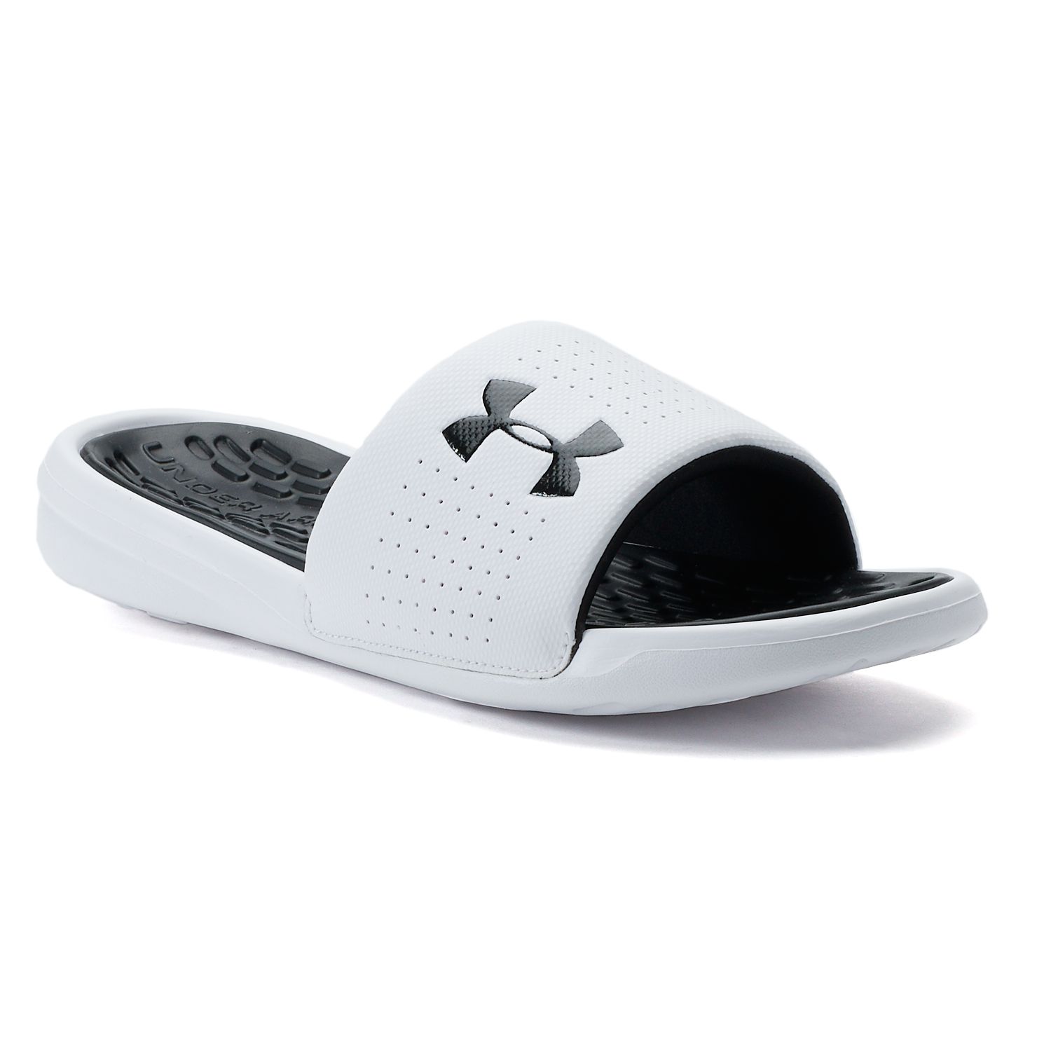 black under armour sandals