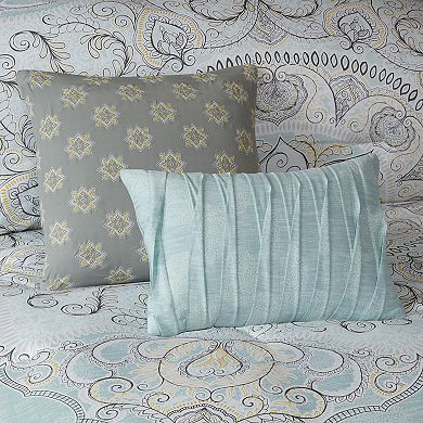 Madison Park Joanna 7-Piece Reversible Cotton Sateen Comforter Set