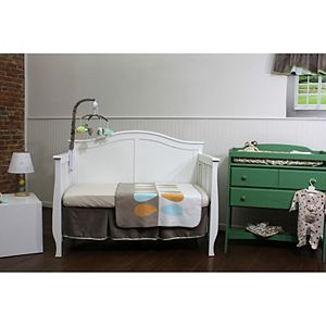 Nurture Basix Cocoa Leaf 3-pc. Nursery Bedding Set