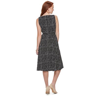 Women's ELLE™ Fit & Flare Midi Dress