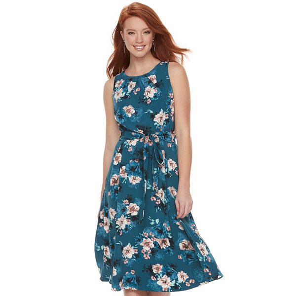 Bloom Fit & Flare Midi Dress