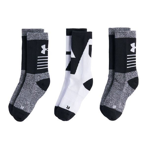 Boys 4-20 Under Armour 3-Pack Phenom Crew Socks