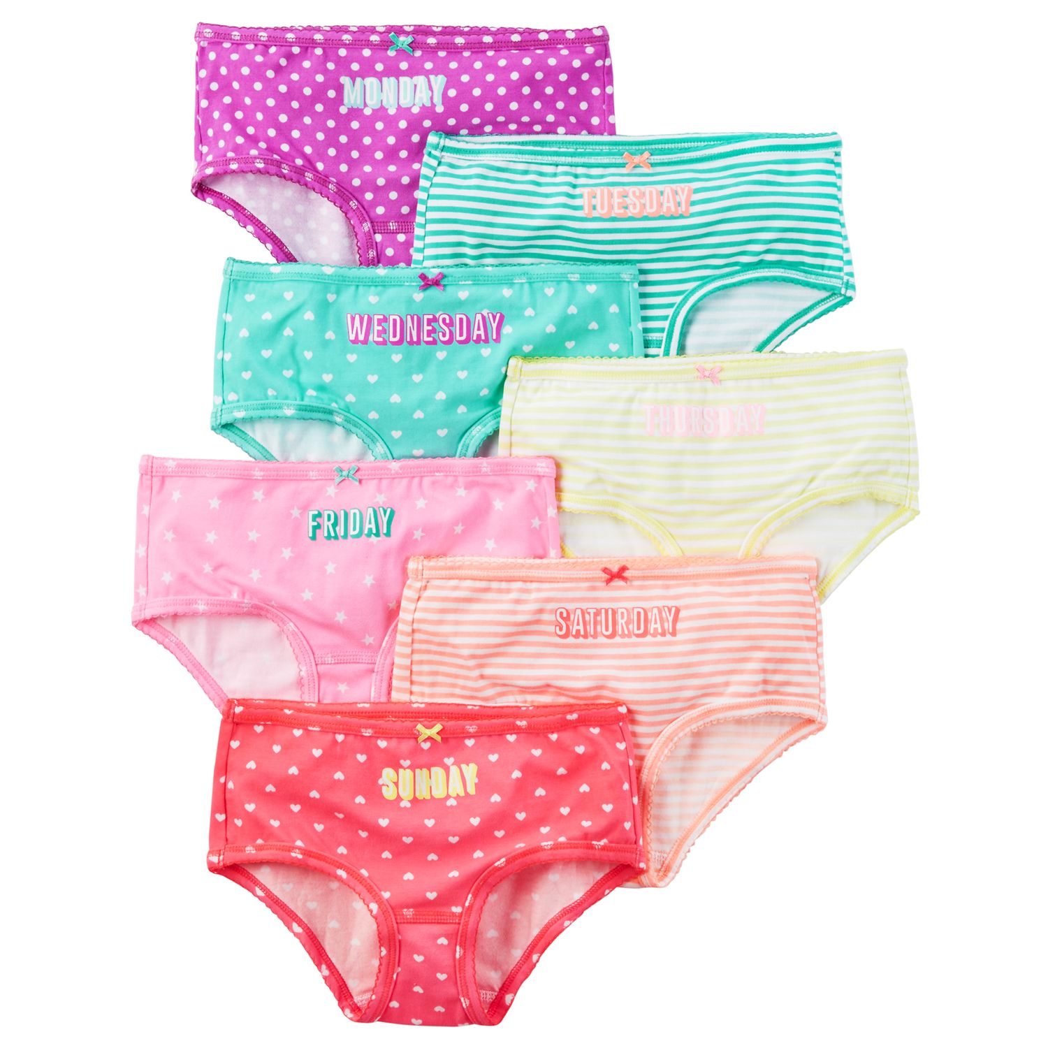 days of the week underwear women's