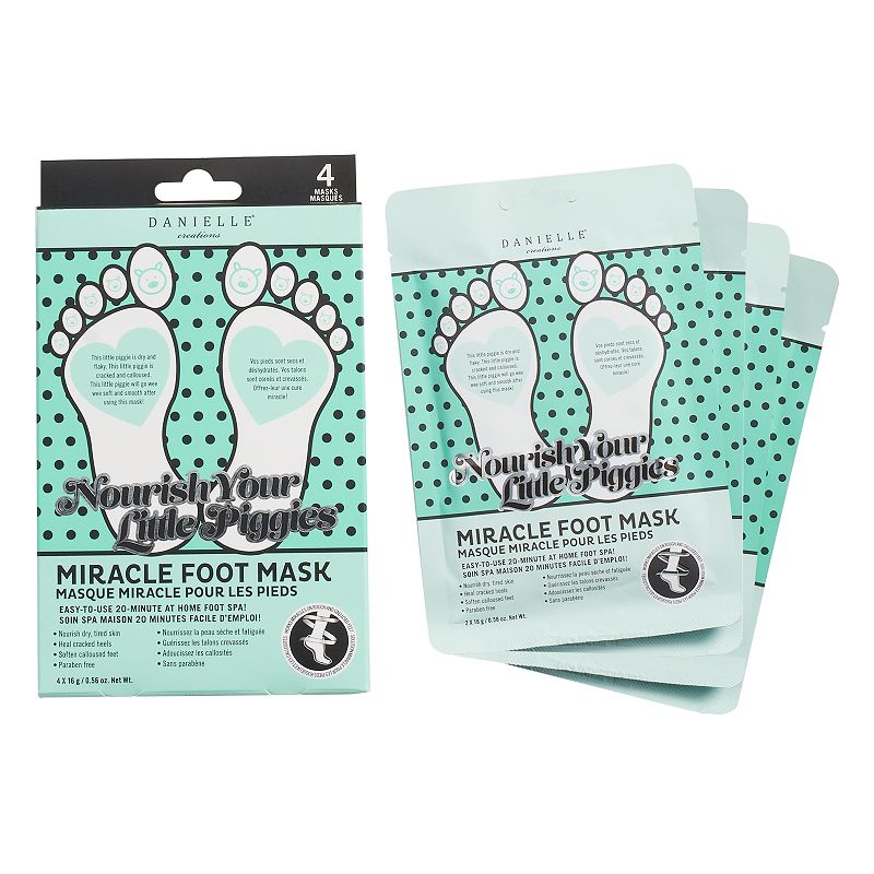 UPC 064323192613 product image for Danielle Creations Nourishing Foot Mask 2-Pack, Multicolor | upcitemdb.com