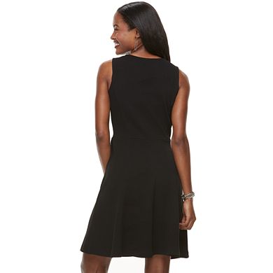 Women's Apt. 9® Jacquard Fit & Flare Dress