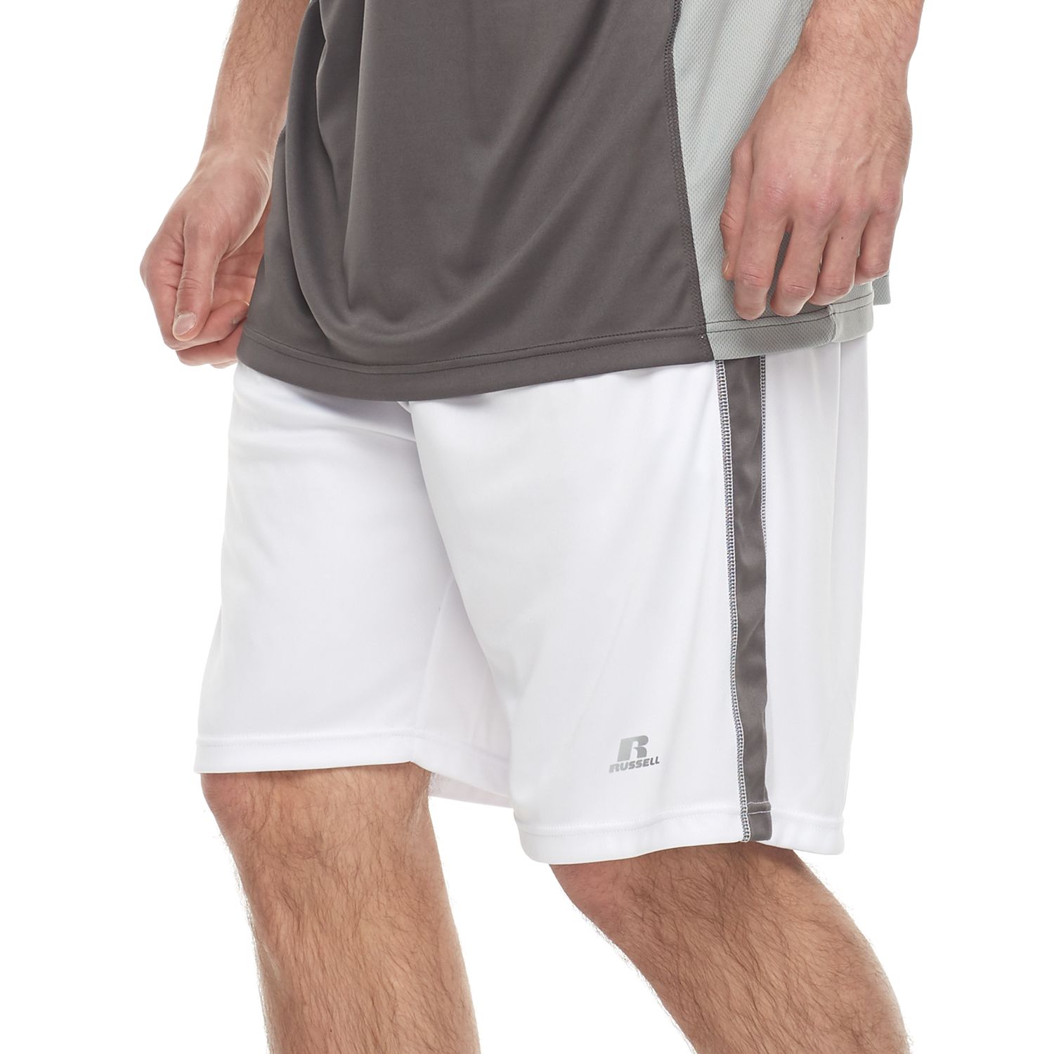 russell athletic shorts with zipper pockets