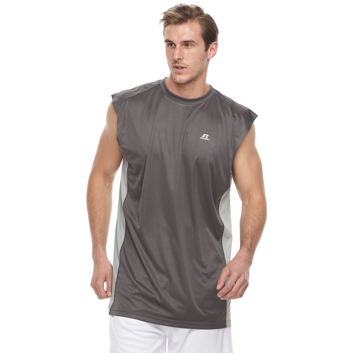 russell dri fit sleeveless shirts