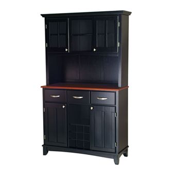 homestyles Large Hutch Buffet - Cherry Top