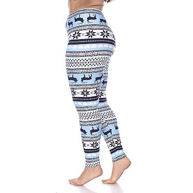 Plus Size White Mark Printed Leggings