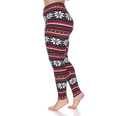 Plus Size White Mark Printed Leggings