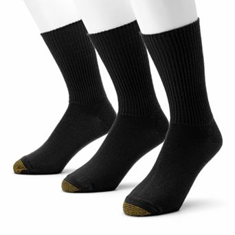 Men's GOLDTOE® 3-Pack Fluffies Crew Socks