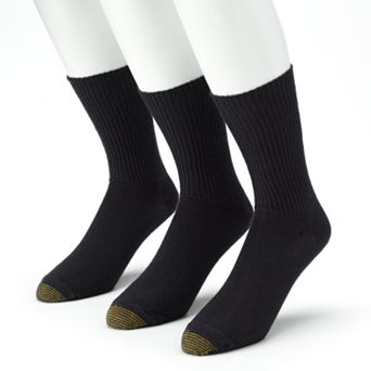 Men's GOLDTOE® 3-Pack Fluffies Crew Socks