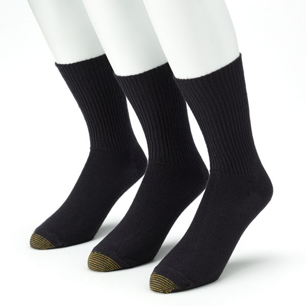 Men's GOLDTOE® ® 3-pk. Fluffies Crew Socks