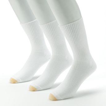 Men's GOLDTOE® 3-Pack Fluffies Crew Socks
