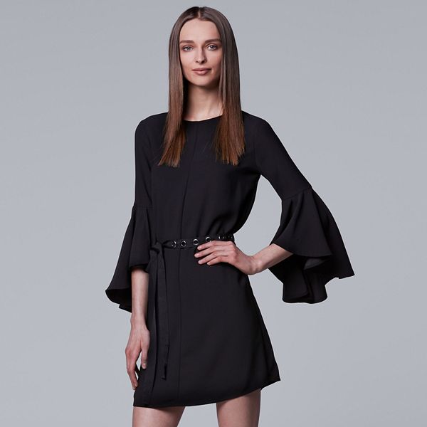 Vera wang 2025 black dress kohls