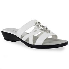 White sandals hot sale at kohl's