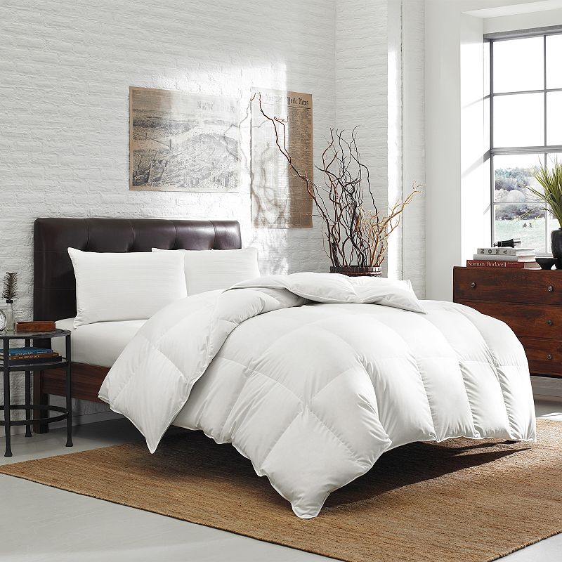 61108004 Eddie Bauer Oversized White Down Comforter, King sku 61108004