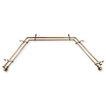 Rod Desyne Arman Bay Window Double Curtain Rod