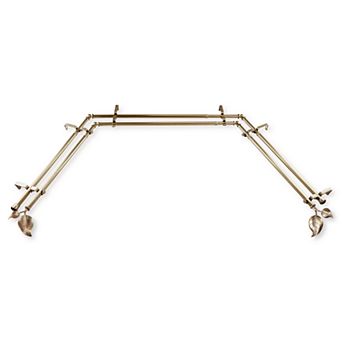 Rod Desyne Ivy Bay Window Double Curtain Rod