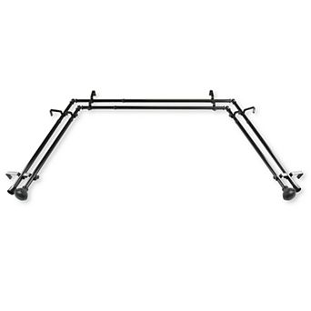 Rod Desyne Magnolia Bay Window Double Curtain Rod