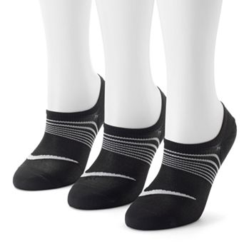 Women's Nike 3-Pack Everyday Plus Lightweight Training Footie Socks