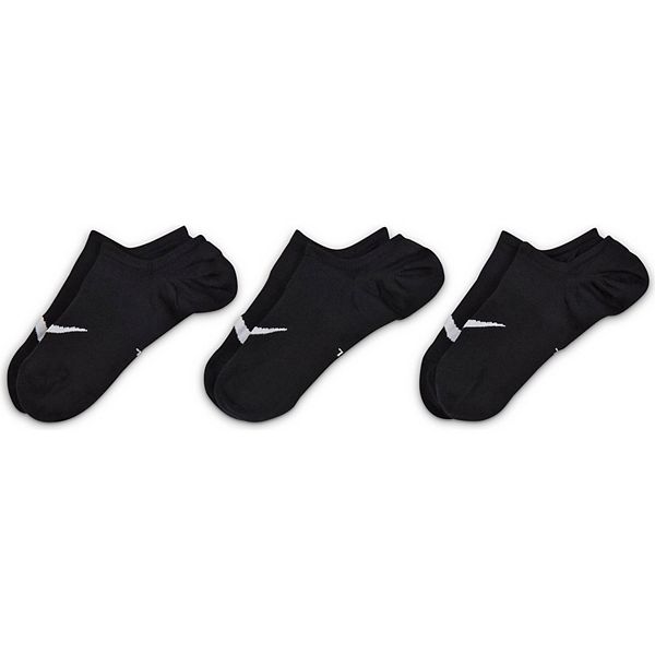 Women's Nike 3-Pack Everyday Plus Lightweight Training Footie Socks