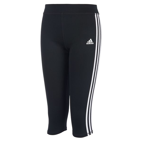 Women's Adidas Stripe Capri Leggings