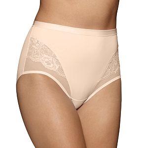 Vanity Fair Smoothing Comfort Mesh & Lace Brief Panty 13267