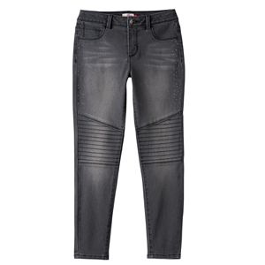 Girls Plus Size SO® High-Rise Moto Jeggings
