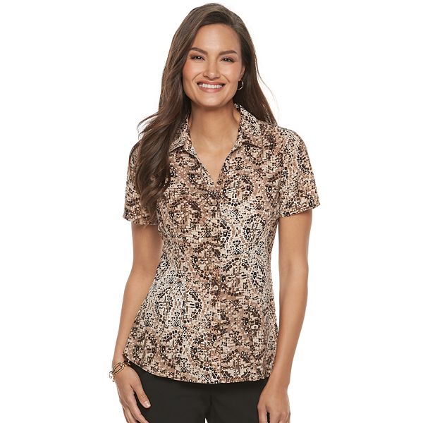 Women's Dana Buchman Release-Pleat Blouse