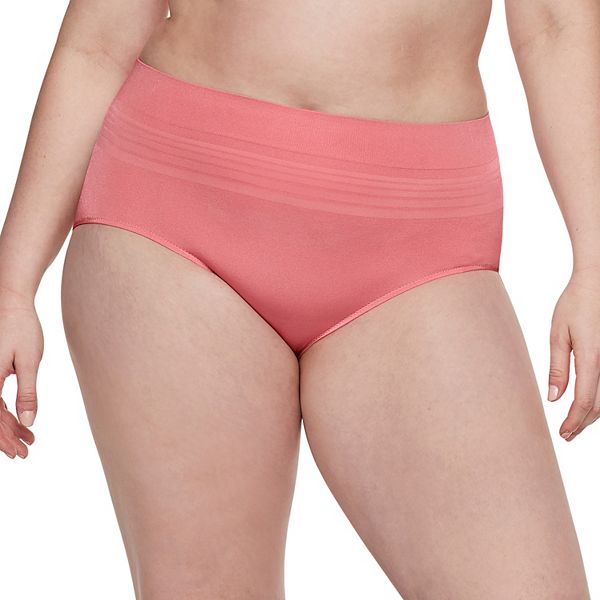 Warners No Pinching No Problems Dig Free Comfort Waist with Lace Smooth and Seamless Brief RS1501P