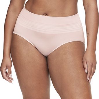 Warners No Pinching, No Problems® Dig-Free Comfort Waist with Lace Smooth and Seamless Brief RS1501P
