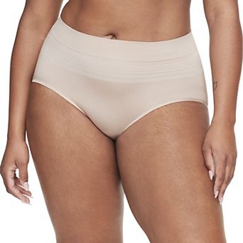 Warners No Pinching, No Problems® Dig-Free Comfort Waist with Lace Smooth and Seamless Brief RS1501P