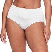 Warners No Pinching, No Problems® Dig-Free Comfort Waist with Lace Smooth  and Seamless Brief RS1501P