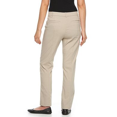 Plus Size Napa Valley Slimming Solution Straight-Leg Dress Pants 