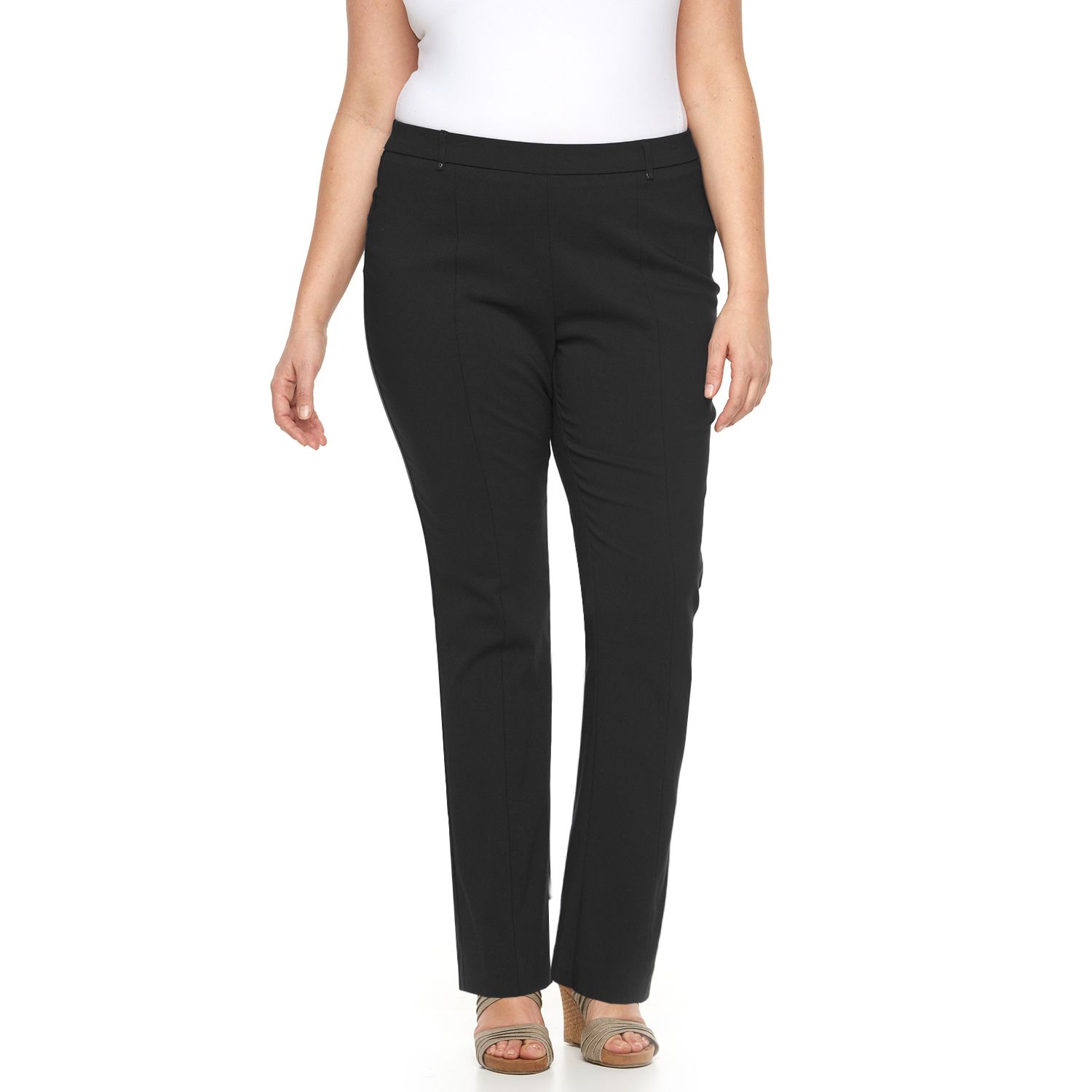 plus size skinny dress pants