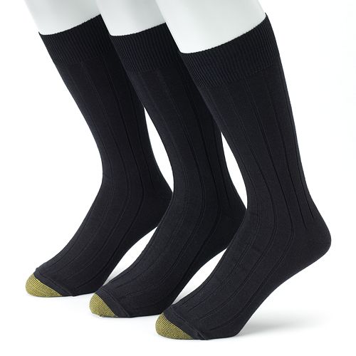 Men's GOLDTOE 3-pk. Hampton Pima Dress Socks