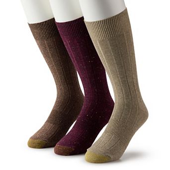 Men's GOLDTOE® 3-pack Hampton Crew Socks