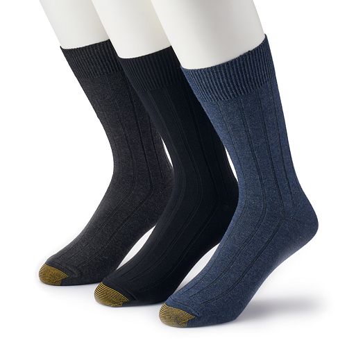 Men's GOLDTOE® 3-pk. Hampton Pima Dress Socks