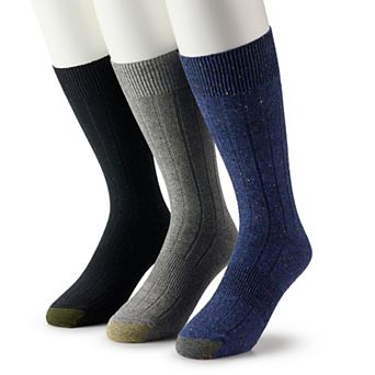 Men's GOLDTOE® 3-pack Hampton Crew Socks
