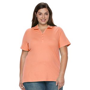 Plus Size Croft & Barrow® Pique Polo