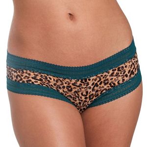 Juniors' Candie's® Print Lace Cheeky Panty