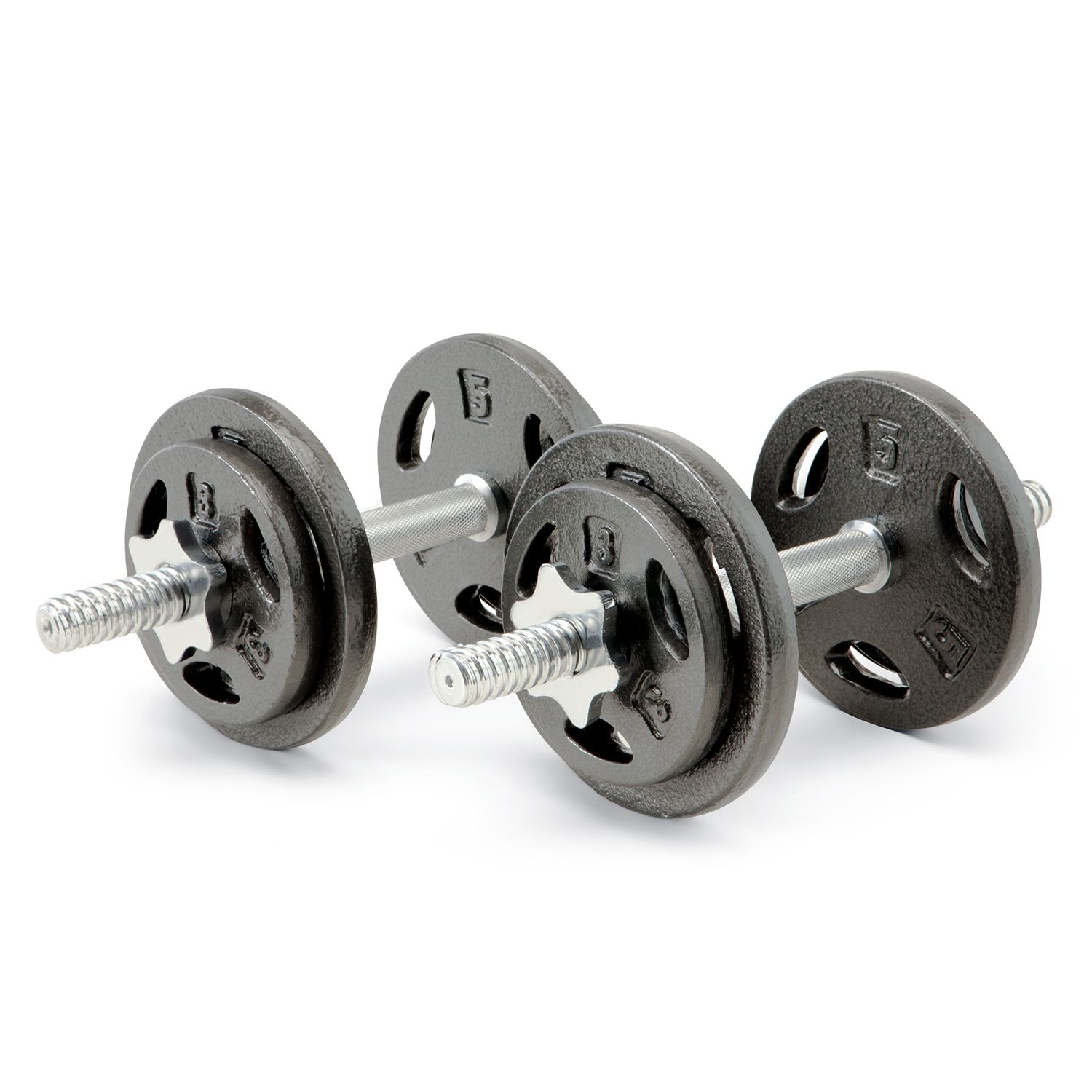 BalanceFrom Fitness Home Gym Steel Barbell Vinyl Weight Lifting