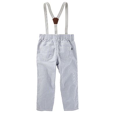 Toddler Boy OshKosh B'gosh® Suspender Seersucker Pants