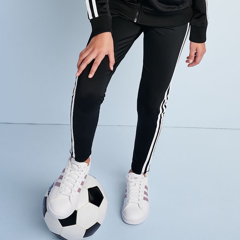 Girls 7-16 adidas Side Stripe Leggings, Girls, Size: Large, Black