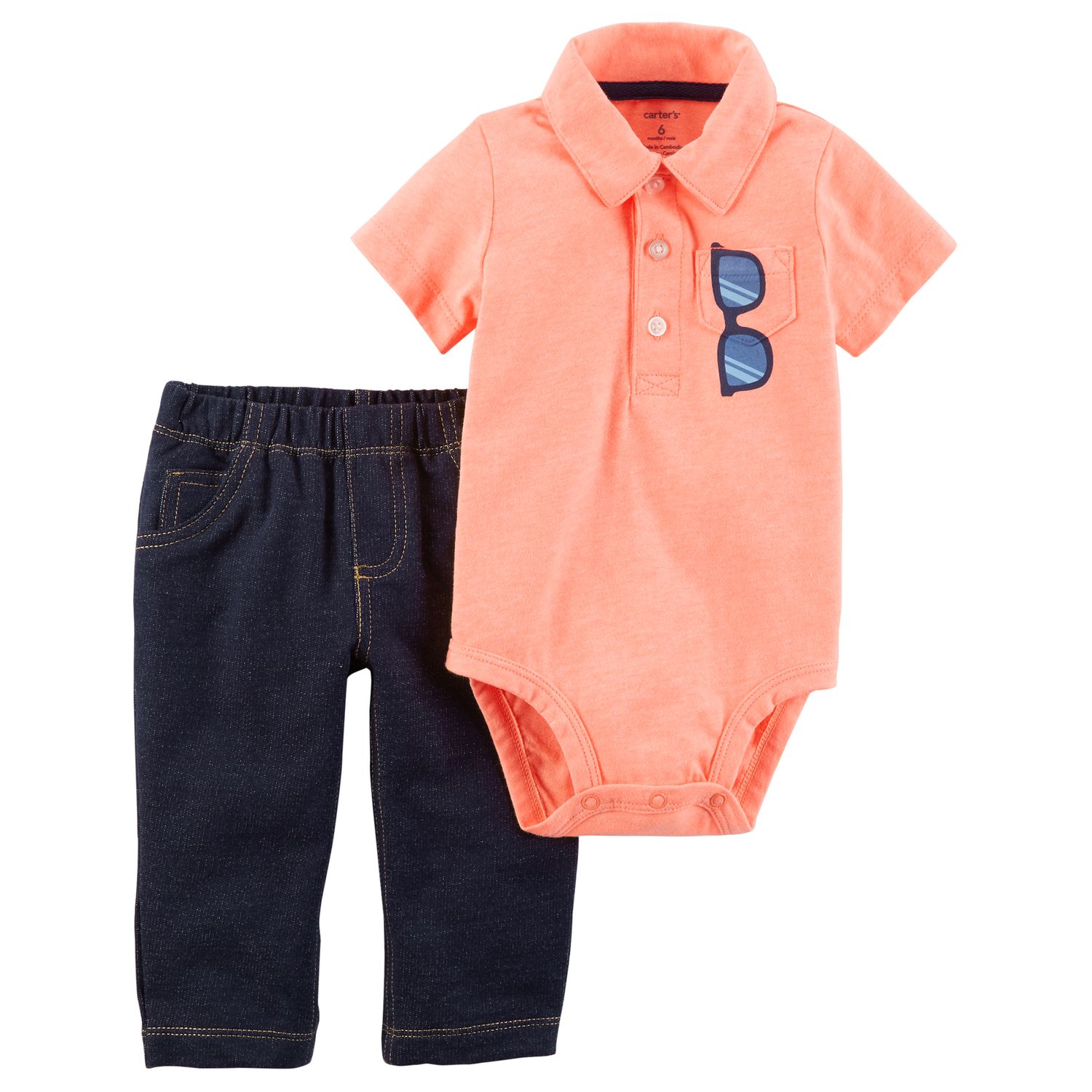 baby polo jeans