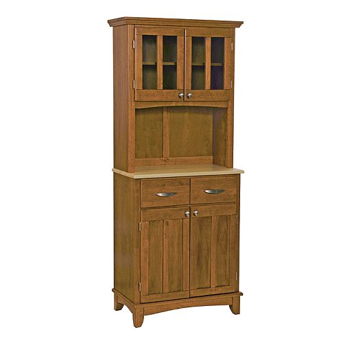 Small Hutch - Natural Wood Top