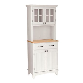 homestyles Small Hutch - Natural Wood Top