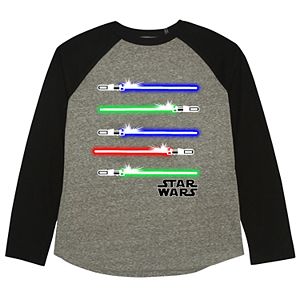 Boys 8-20 Star Wars Light Sabers Tee